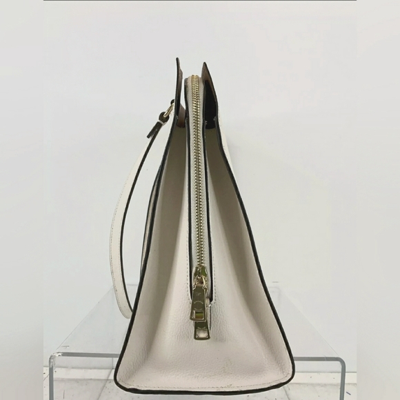 COACH DESIGNER Tatum Carryall Cream Tote Handbag Purse - Picture 4 of 10